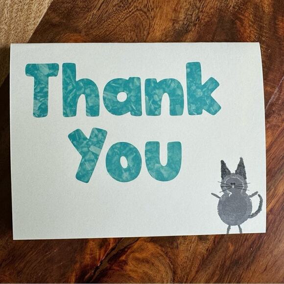 Thank You Cards Greeting Cards Blank Notes for Gift Friends Set of 6 & Envelopes - Picture 3 of 3